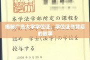 广岛大学学位证背后的传奇，探寻证书背后的故事