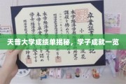 天普学子风采展，揭秘隐藏在成绩单背后的辉煌成就