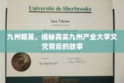 九州文凭之谜，揭秘产业大学背后的精英养成记