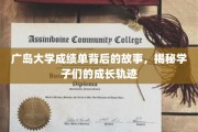 广岛大学成绩单背后的故事，揭秘学子们的成长轨迹