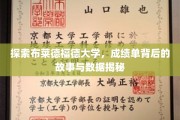 解码布莱德福德大学成绩单，揭秘学术成就背后的真实数据与故事