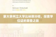 揭开蒙大拿荣耀之门，比林斯分校学位之旅探秘记
