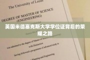 探寻英国米德塞克斯大学学位证的辉煌足迹