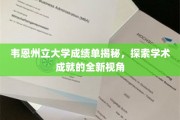 揭开韦恩州立大学成绩单的奥秘，学术成就的深度洞察