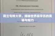 探寻荷兰屯特大学，世界级学历背后的独特魅力