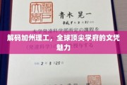 解锁加州理工，探寻世界顶尖学府的卓越光环