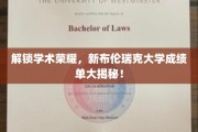 新布伦瑞克大学成绩单背后的荣耀密码