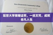 延世荣耀，一纸文凭，开启非凡人生之旅