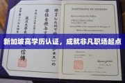 新加坡学历认证助力，开启卓越职场新征程