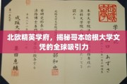 探索哥本哈根大学的全球魅力，北欧精英学府的文凭之谜