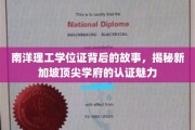 新加坡南洋理工，学位证背后的传奇，探寻顶尖学府的认证之光