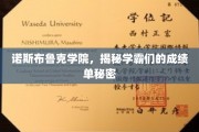 揭开诺斯布鲁克学霸的秘密，揭秘他们的高分秘籍！