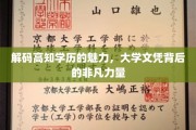 解码精英智慧，学历背后的非凡影响力揭秘