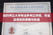 布法罗学院毕业证书，解锁纽约州立大学的辉煌未来之路