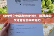 解码纽约州立大学宾汉顿分校，探寻学术殿堂的文凭魅力