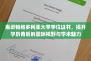 解码惠灵顿维多利亚，证书背后，全球视野与学术璀璨之光