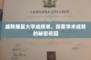 威斯康星大学成绩单，探索学术成就的秘密花园