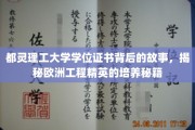 揭秘都灵理工，欧洲工程精英背后的学位证书传奇