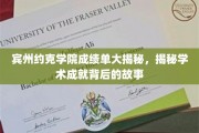 宾州约克学院成绩单背后的秘密，探秘学霸们的学术传奇