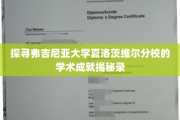 解锁弗吉尼亚大学夏洛茨维尔分校的璀璨学术宝藏