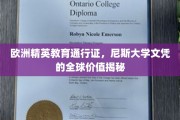 欧洲精英学府通行证，尼斯大学文凭的全球魅力与价值解析