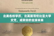北美精英教育，BC大学荣耀证书，助力国际视野拓展