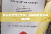纽约州立大学揭秘，揭开成绩单背后的学术奥秘