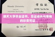 顺天荣耀印记，毕业证书承载青春足迹与辉煌成就