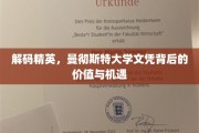 解锁精英之路，曼大文凭的深层价值与无限可能