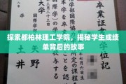 揭开都柏林理工学院学子成绩单背后的成长轨迹